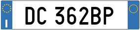 Truck License Plate